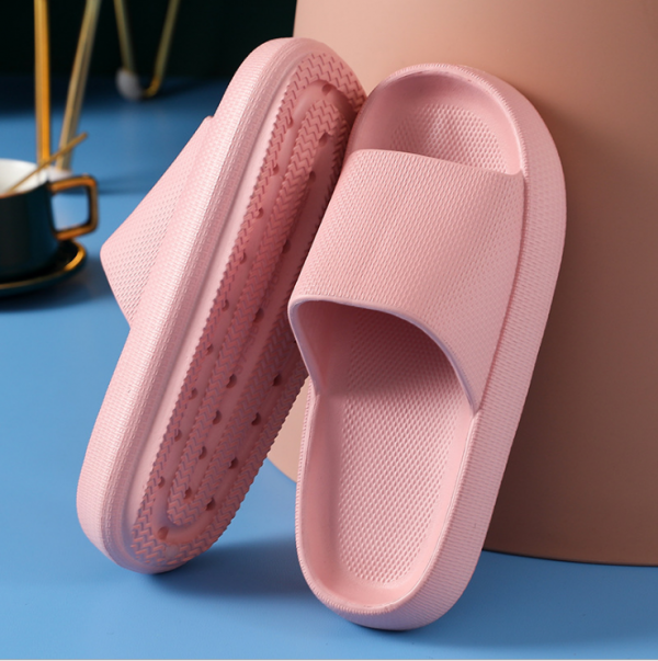 Women Thick Platform Slippers Summer Beach EVA Soft Sole Slide Sandals Leisure Men Ladies Indoor Bathroom Anti-slip Shoes