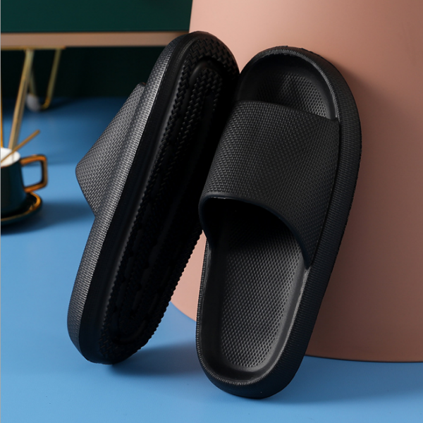 Women Thick Platform Slippers Summer Beach EVA Soft Sole Slide Sandals Leisure Men Ladies Indoor Bathroom Anti-slip Shoes