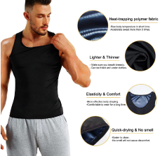 Neoprene Slimming Sweat Sauna Vest Workout Body Shaper Yoga Waist Trainer Shapewear Fitness Pants