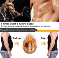 Neoprene Slimming Sweat Sauna Vest Workout Body Shaper Yoga Waist Trainer Shapewear Fitness Pants