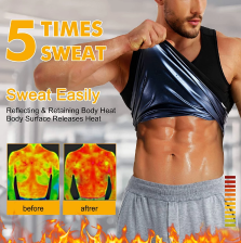 Neoprene Slimming Sweat Sauna Vest Workout Body Shaper Yoga Waist Trainer Shapewear Fitness Pants